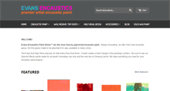 Desktop Screenshot of evansencaustics.com